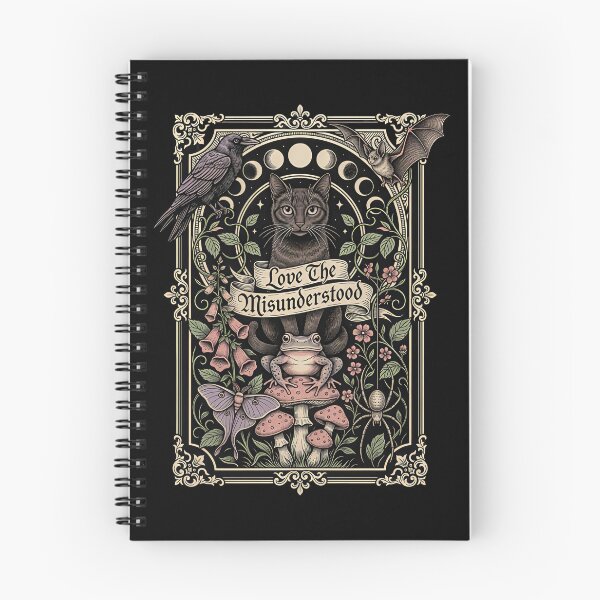 Item preview, Love The Misunderstood Bat Raven Cat Enchanted Cottagecore designed and sold by Redgiant87x.