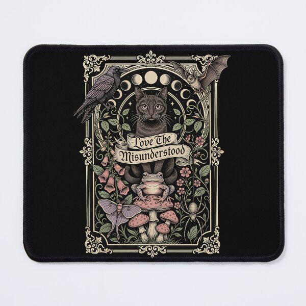 Item preview, Love The Misunderstood Bat Raven Cat Enchanted Cottagecore designed and sold by Redgiant87x.