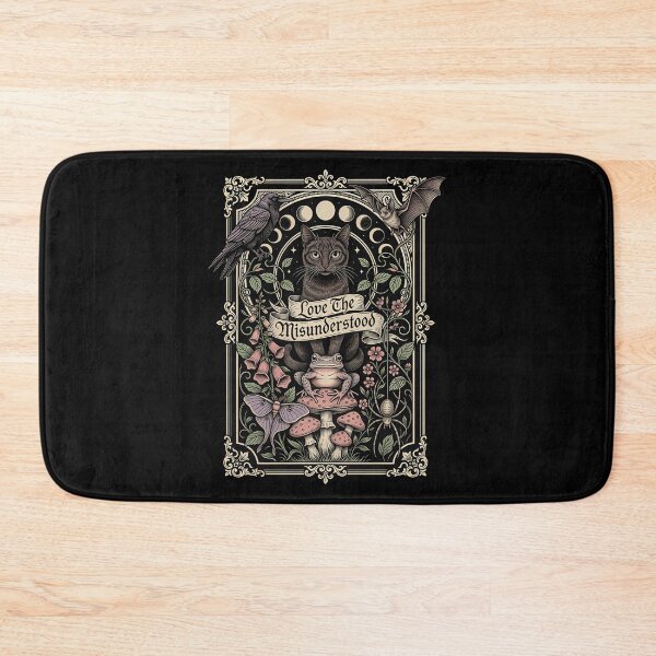 Item preview, Love The Misunderstood Bat Raven Cat Enchanted Cottagecore designed and sold by Redgiant87x.