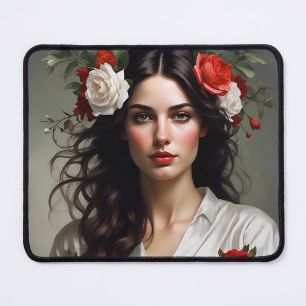 Item preview, Woman with flowers designed and sold by MK26Designs.