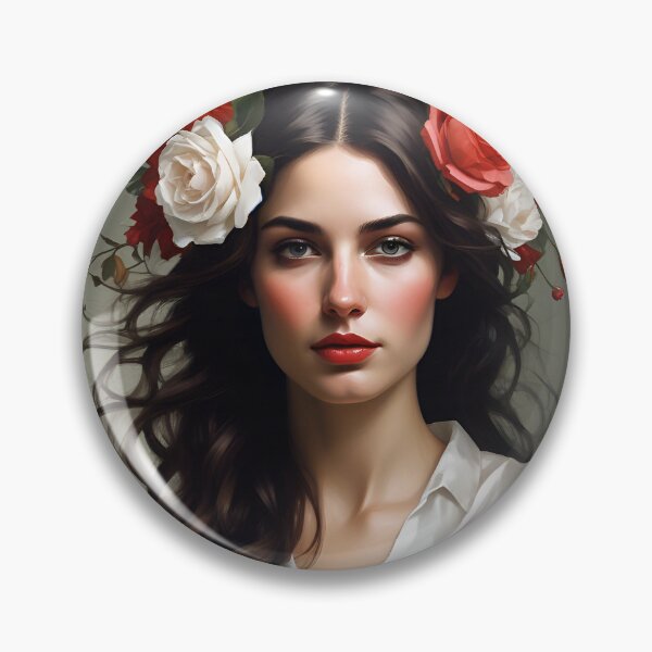 Item preview, Woman with flowers designed and sold by MK26Designs.