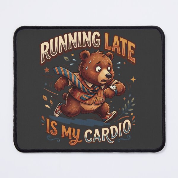 Item preview, Running Late Is My Cardio designed and sold by StellarBees.