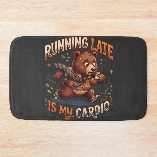 Item preview, Running Late Is My Cardio designed and sold by StellarBees.
