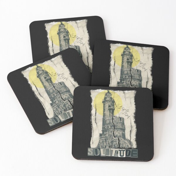 Item preview, SOLITUDE - Dark Aesthetic Lighthouse Vintage Collage Art designed and sold by RonnyMilleo.