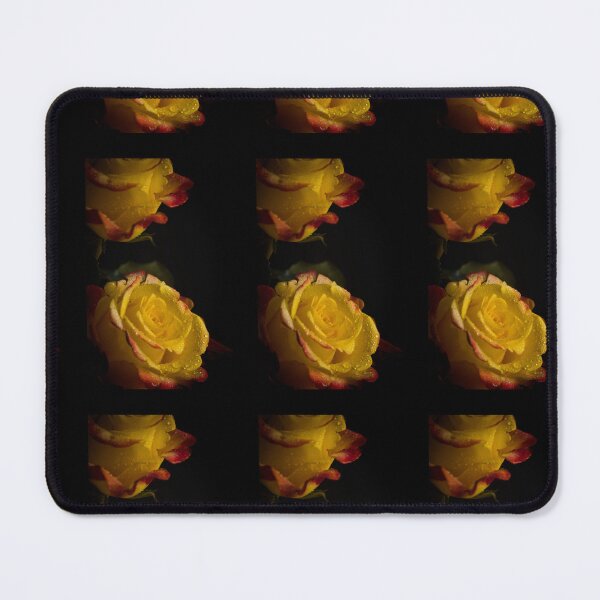 Item preview, Moody yellow rose with waterdrops designed and sold by MIKEASHOP156.