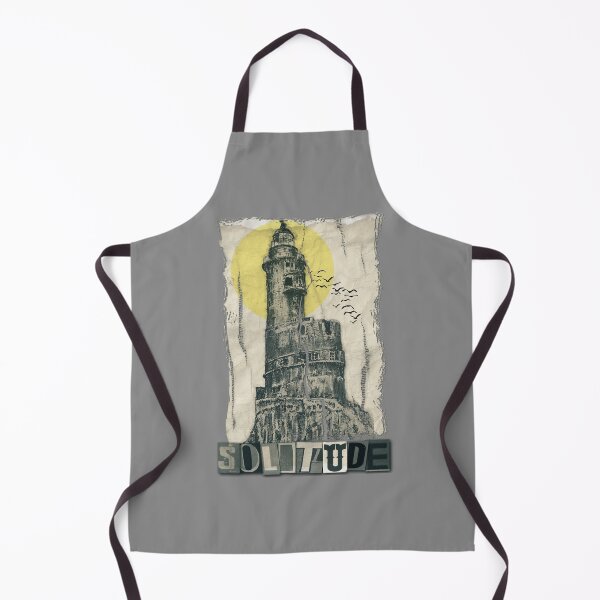 Item preview, SOLITUDE - Dark Aesthetic Lighthouse Vintage Collage Art designed and sold by RonnyMilleo.