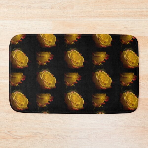 Item preview, Moody yellow rose with waterdrops designed and sold by MIKEASHOP156.