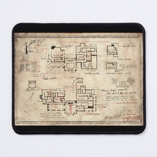 Item preview, The Spencer Mansion Plan designed and sold by DeviantMerch.