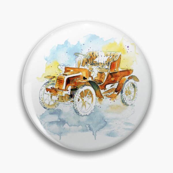 Item preview, Antique Orange Brass Era Motorcar designed and sold by caracatita75.