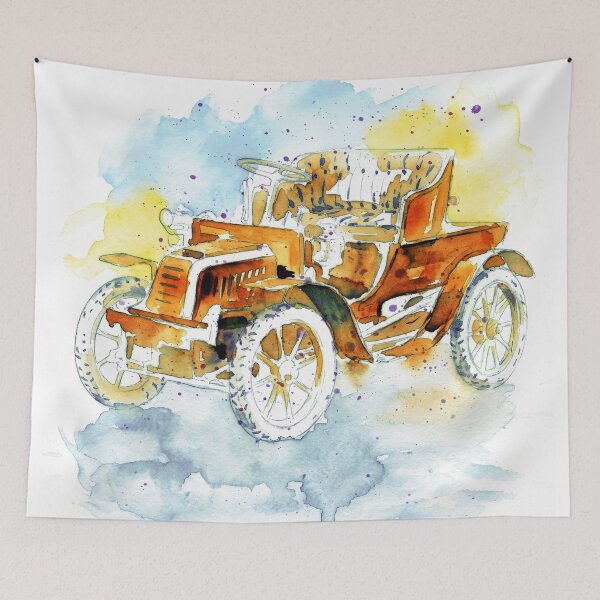 Item preview, Antique Orange Brass Era Motorcar designed and sold by caracatita75.