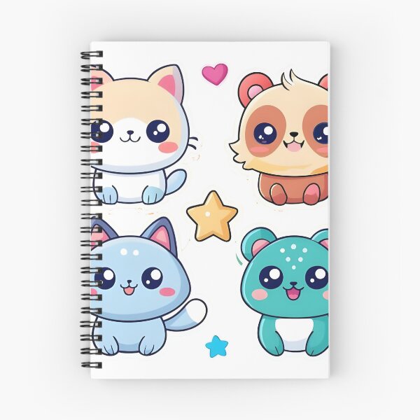 Item preview, Kawaii Animal Sticker Pack for Digital Planning and Crafts designed and sold by arguntalamijani.