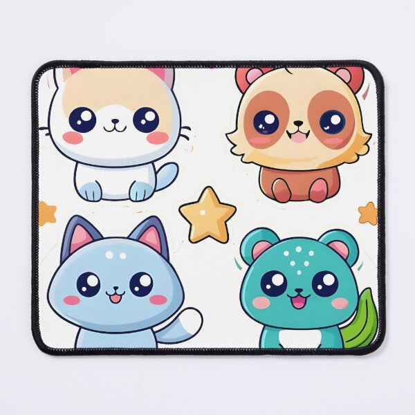 Item preview, Kawaii Animal Sticker Pack for Digital Planning and Crafts designed and sold by arguntalamijani.