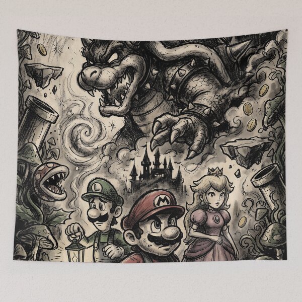 Item preview, Platformer Heroes Dark Dragon Adventure designed and sold by The Mellonaire.