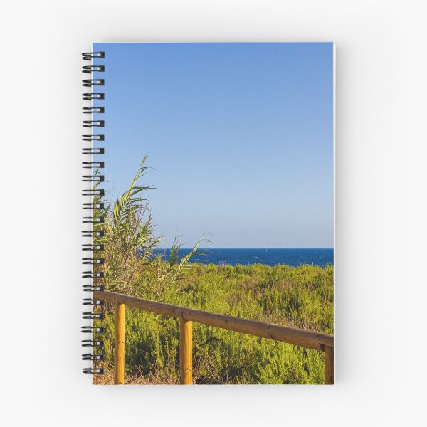 Item preview, Scenic Coastal Pathway Overlooking Lush Greenery and the Clear Blue Ocean designed and sold by Nmallia.