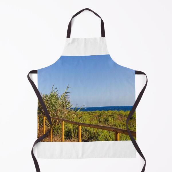 Item preview, Scenic Coastal Pathway Overlooking Lush Greenery and the Clear Blue Ocean designed and sold by Nmallia.