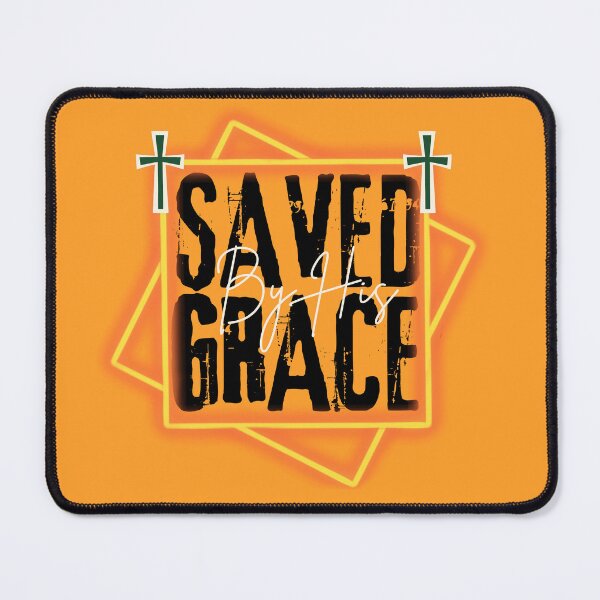 Item preview, Saved By His Grace - Christian Orthodox  - Gifts For Dad - Yellow designed and sold by Doiemacreations.