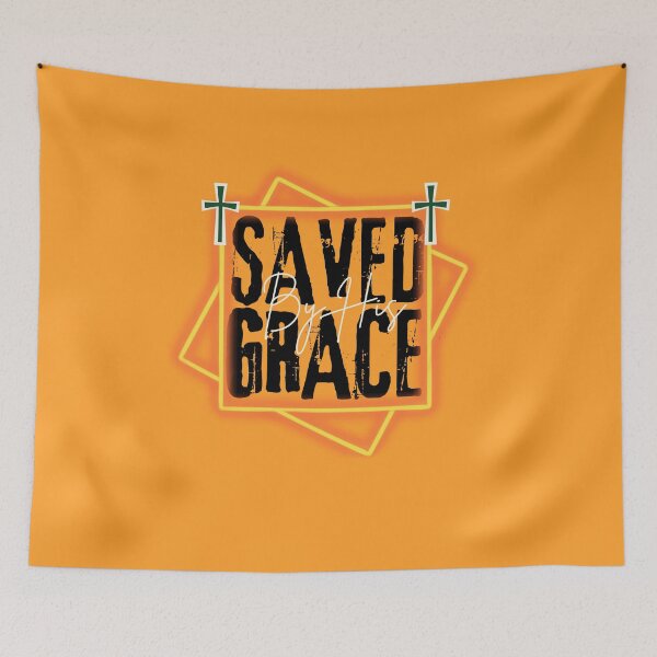 Item preview, Saved By His Grace - Christian Orthodox  - Gifts For Dad - Yellow designed and sold by Doiemacreations.