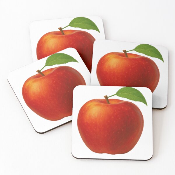 Item preview, Big Red Apple Oil Painting designed and sold by SmallDart Creations.
