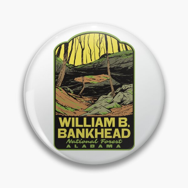 Item preview, William B Bankhead National Forest Natural Bridge Retro Art designed and sold by HalpinDesign.