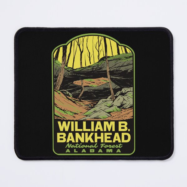 Item preview, William B Bankhead National Forest Natural Bridge Retro Art designed and sold by HalpinDesign.