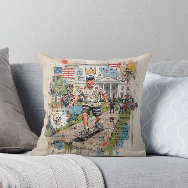 Item preview, Donald Trump Skateboarder Pop Art designed and sold by Home Decor Art.