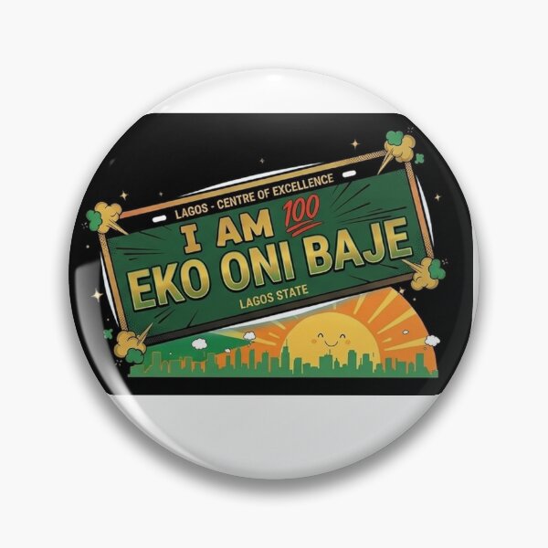 Item preview, Eko Oni Baje Lagos Nigerian License Plate designed and sold by Pleasant4Life.
