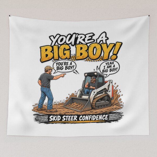 Item preview, Title: Skid Steer Confidence – Big Boy Energy designed and sold by MJ3in1.