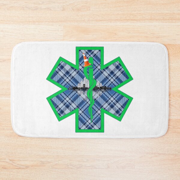 Item preview, Tartan Army Traffic Cone City Skyline Miami Fire Rescue Star of Life designed and sold by Bee Bum Designs.