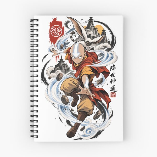Item preview, Avatar Airbender Warrior – Elemental Wind Anime Inspired Art designed and sold by Shakhbata-1.