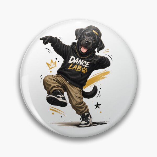 Aperçu de l'œuvre Dance Lab – Danseuse hip-hop du Labrador créée et vendue par Goodthingstree.