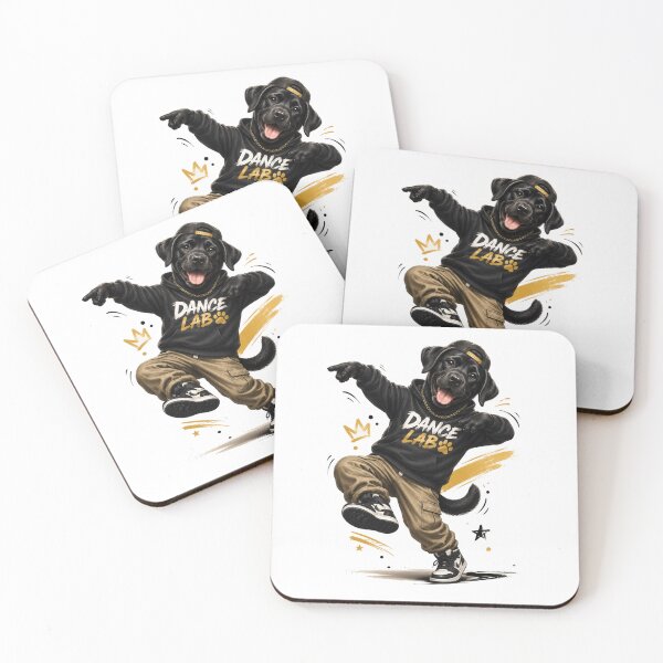 Item preview, Dance Lab – Labrador Hip Hop Dancer designed and sold by Goodthingstree.