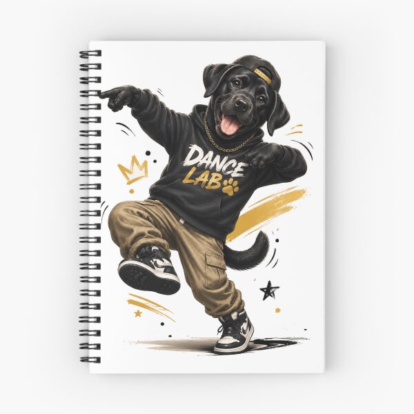 Item preview, Dance Lab – Labrador Hip Hop Dancer designed and sold by Goodthingstree.