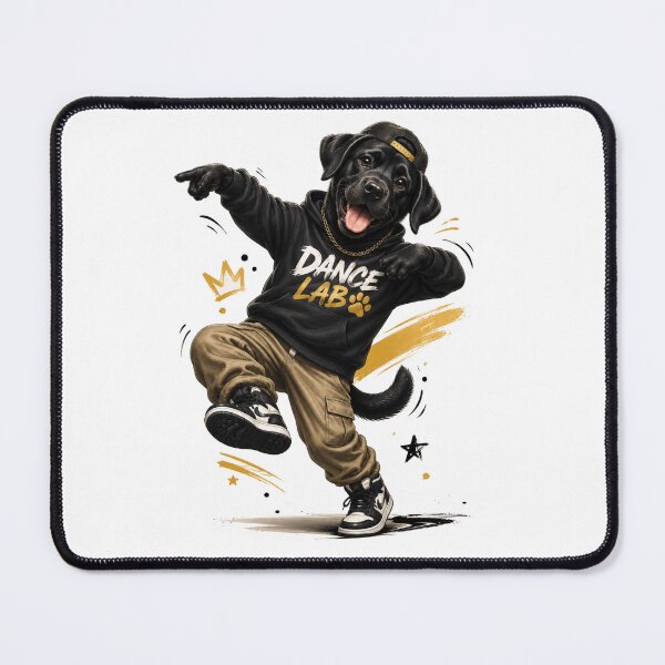 Item preview, Dance Lab – Labrador Hip Hop Dancer designed and sold by Goodthingstree.