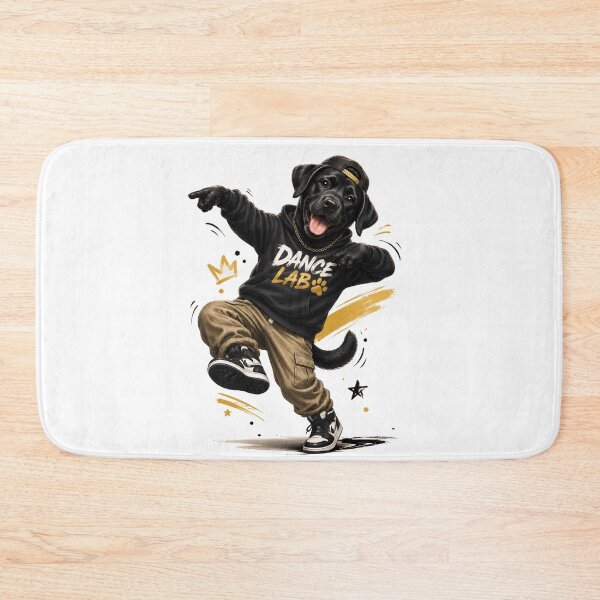 Item preview, Dance Lab – Labrador Hip Hop Dancer designed and sold by Goodthingstree.