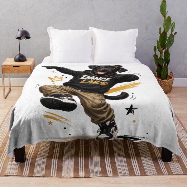 Item preview, Dance Lab – Labrador Hip Hop Dancer designed and sold by Goodthingstree.