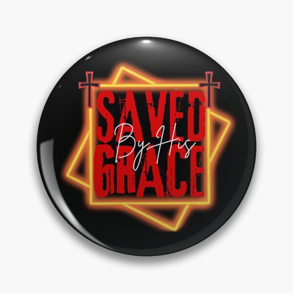 Item preview, Saved By His Grace - Messiah Inspiring Community Word  - Gifts For Girlfriend - Black designed and sold by Doiemacreations.
