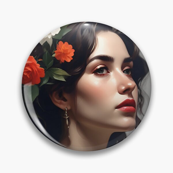 Item preview, Woman with flowers designed and sold by MK26Designs.
