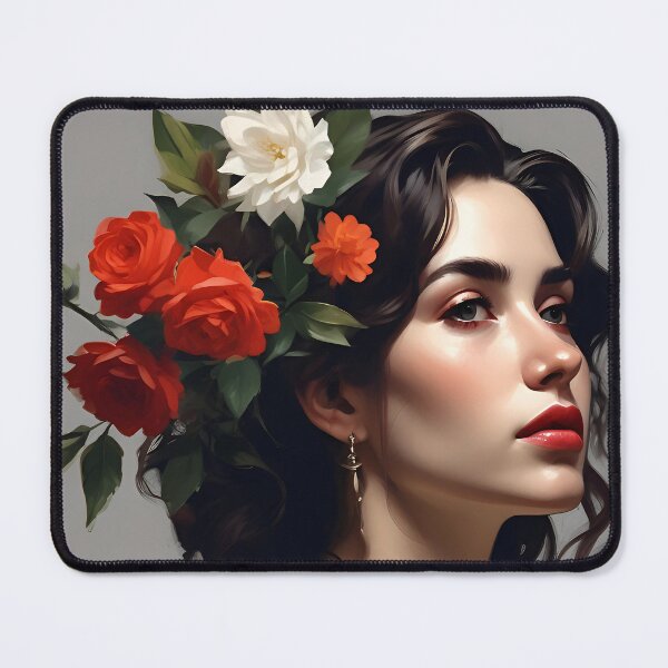 Item preview, Woman with flowers designed and sold by MK26Designs.