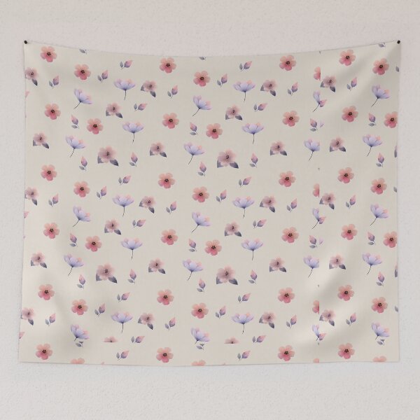 Item preview, A seamless botanical pattern in pastel tones.  Elegant, feminine, and perfect for timeless botanical designs. designed and sold by ArtFairy38.