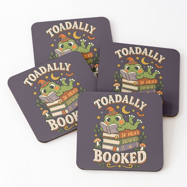 Item preview, Toadally Booked – Cozy Reading Frog designed and sold by  MAD's Recreation Studio.