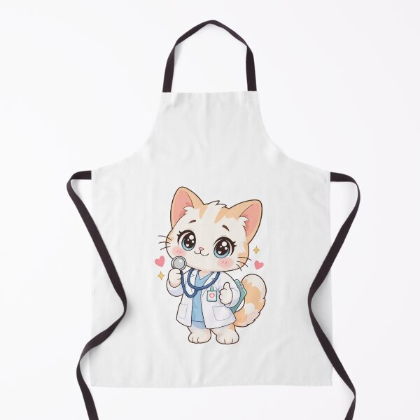 Item preview, Kawaii Cat Doctor Ready To Help designed and sold by HoopeStylee.
