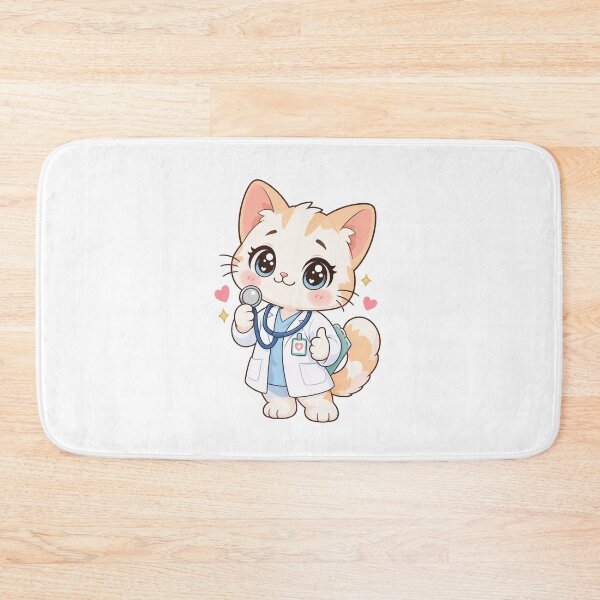 Item preview, Kawaii Cat Doctor Ready To Help designed and sold by HoopeStylee.