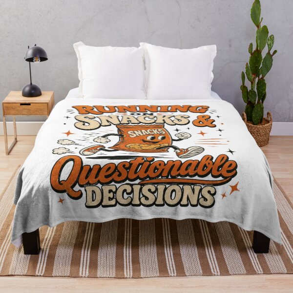 Item preview, Running on Snacks & Questionable Decisions designed and sold by Side Quest Co..