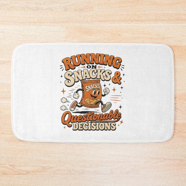 Item preview, Running on Snacks & Questionable Decisions designed and sold by Side Quest Co..