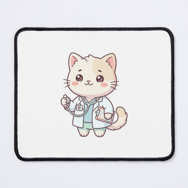Item preview, Cute Doctor Cat With Stethoscope designed and sold by HoopeStylee.