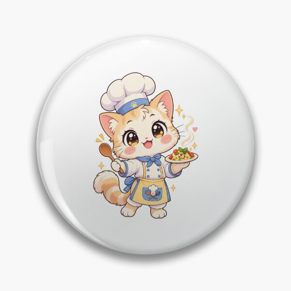 Item preview, Kawaii Cat Chef Ready To Cook designed and sold by HoopeStylee.