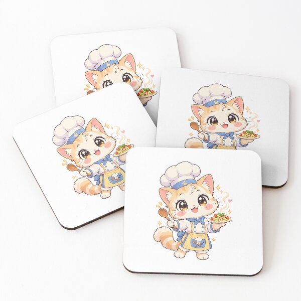 Item preview, Kawaii Cat Chef Ready To Cook designed and sold by HoopeStylee.