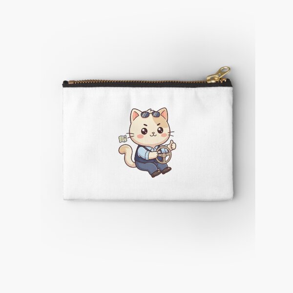 Item preview, Cute Driver Cat Behind The Wheel designed and sold by HoopeStylee.