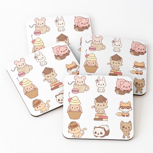 Item preview, Cute Kawaii Critters An Adorable Sticker Collection designed and sold by arguntalamijani.