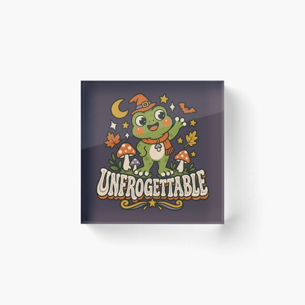 Item preview, Unfrogettable – Magical Cottagecore Frog designed and sold by  MAD's Recreation Studio.